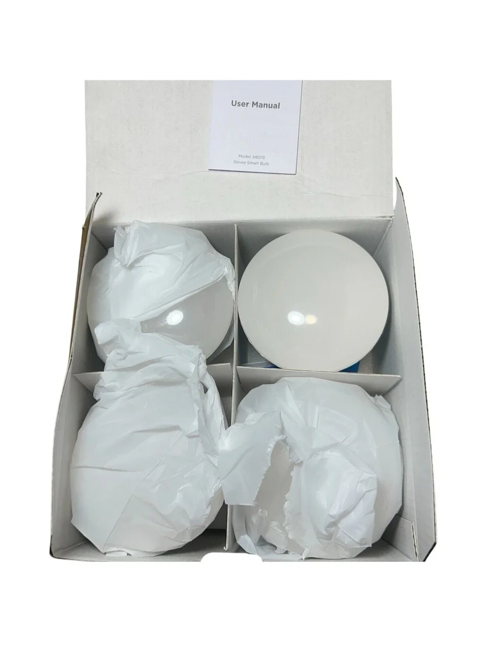 GOVEE BR30 Smart Light Bulbs 4-pack 850 Lumens (Alexa Google home) H6013 - New